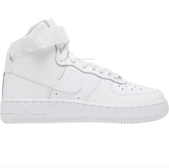 NIKE Air Force 1/High LE GS/'Triple White'/NEW IN BOX WITH TAG - Picture 2 of 13